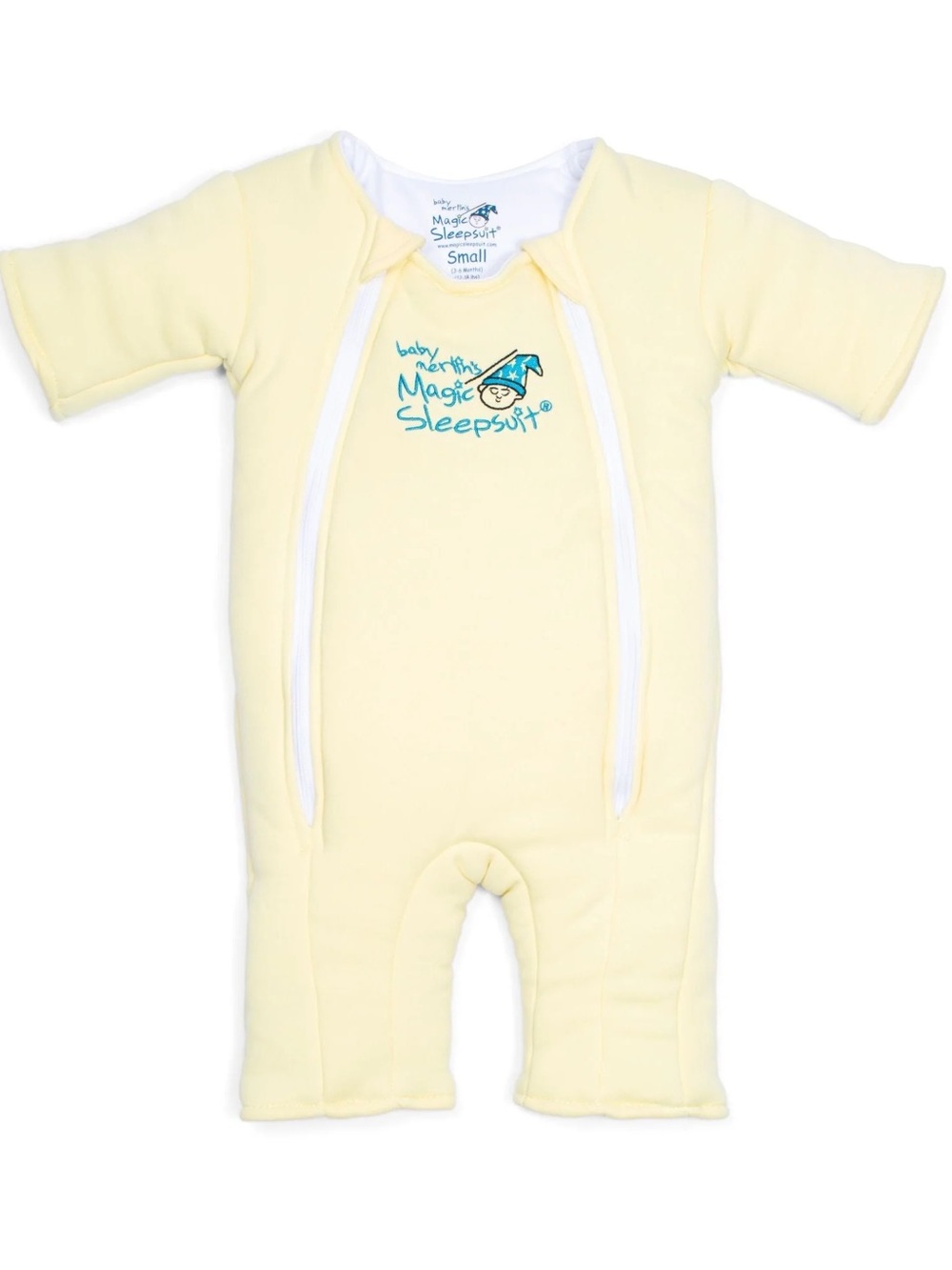 HALO Baby Merlin's Magic Sleepsuit Swaddle Transition - Yellow (Small; 3-6 mos) - Picture 5 of 6